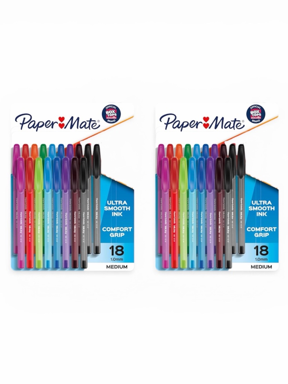 Paper Mate InkJoy 100ST Ballpoint Pens, Medium Point 1.0mm 18 Count 2 Pack OC4